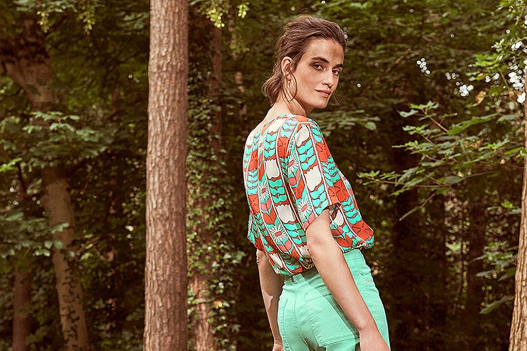 TOP RETRO FLOWER IMPREVU