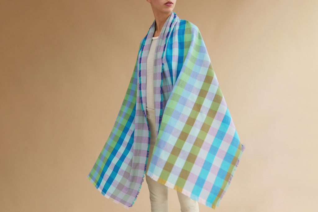 FOULARD HENRI BLUE MULTI