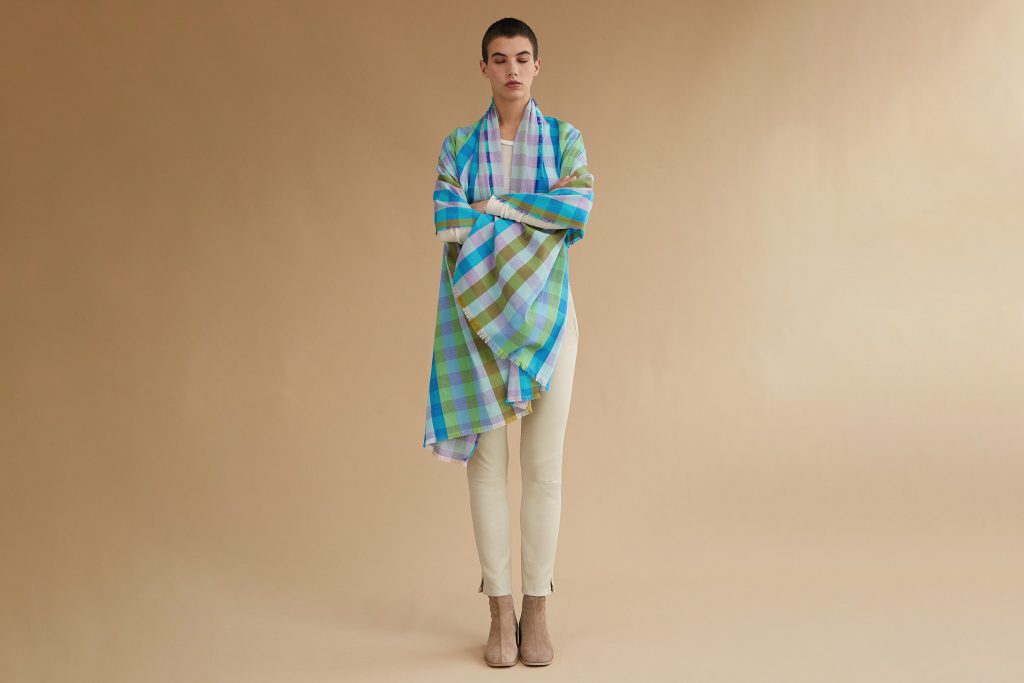 FOULARD HENRI BLUE MULTI