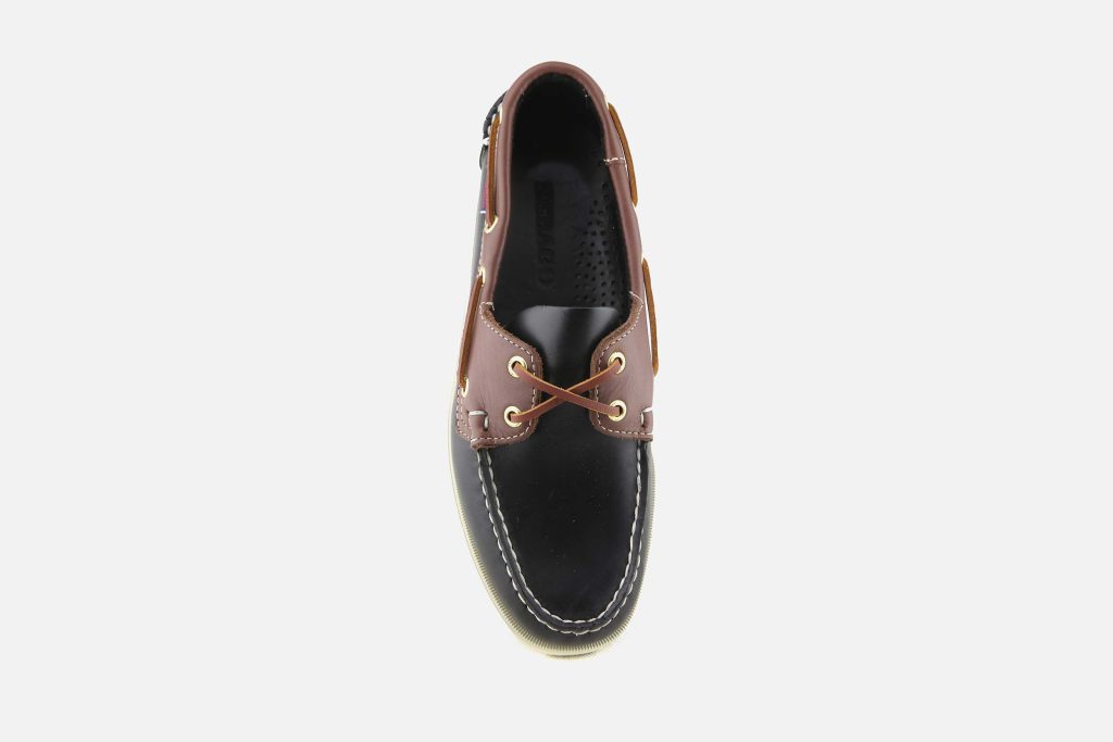 DOCKSIDES PORTLAND BLACK BROWN