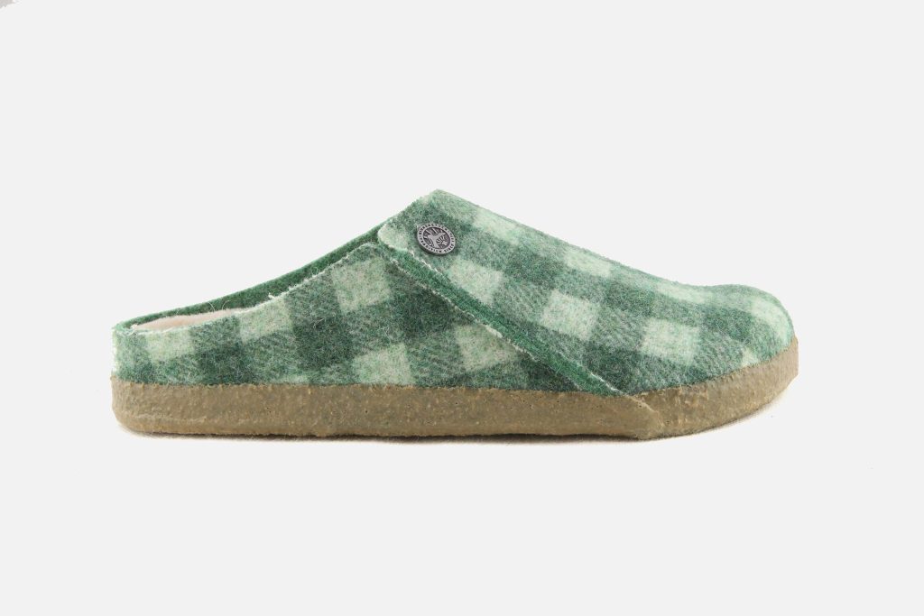 ZERMATT FUR PLAID GREEN