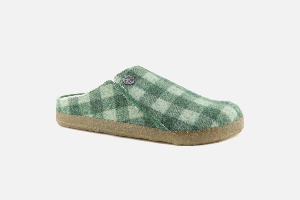 ZERMATT FUR PLAID GREEN