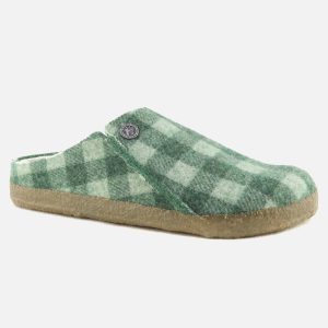 ZERMATT FUR PLAID GREEN – Image 2