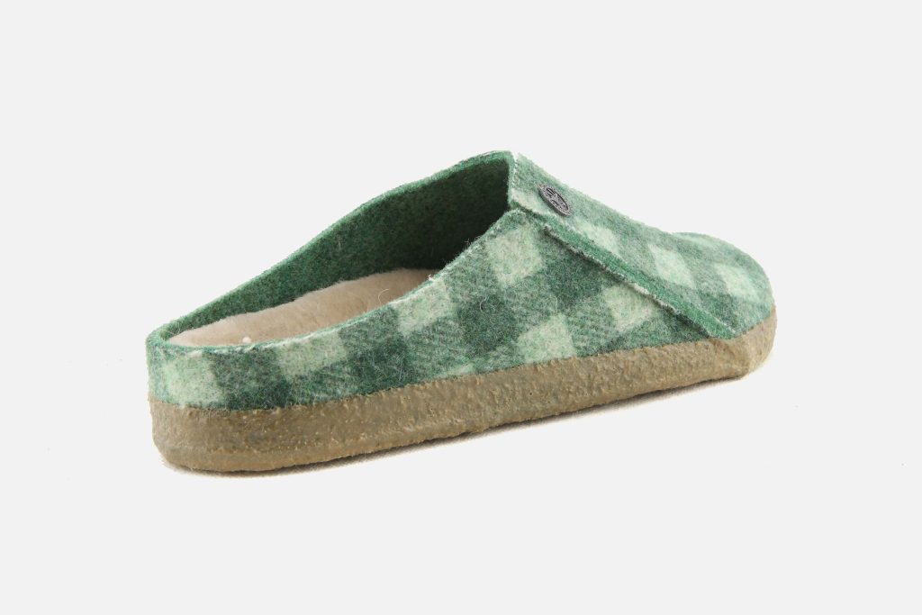 ZERMATT FUR PLAID GREEN