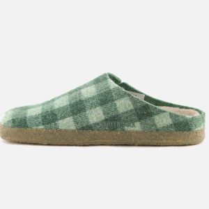 ZERMATT FUR PLAID GREEN – Image 4