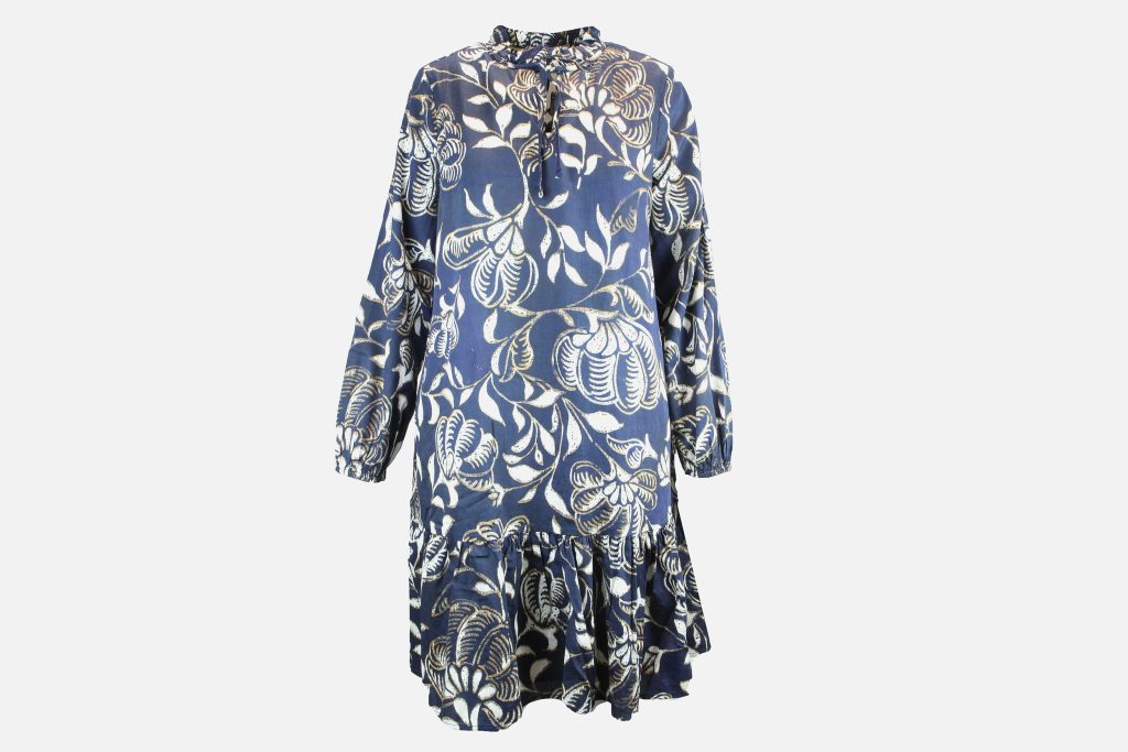 EXTRAIT DRESS BLUE FLOWERS