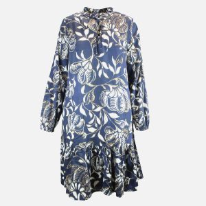 EXTRAIT DRESS BLUE FLOWERS – Image 1