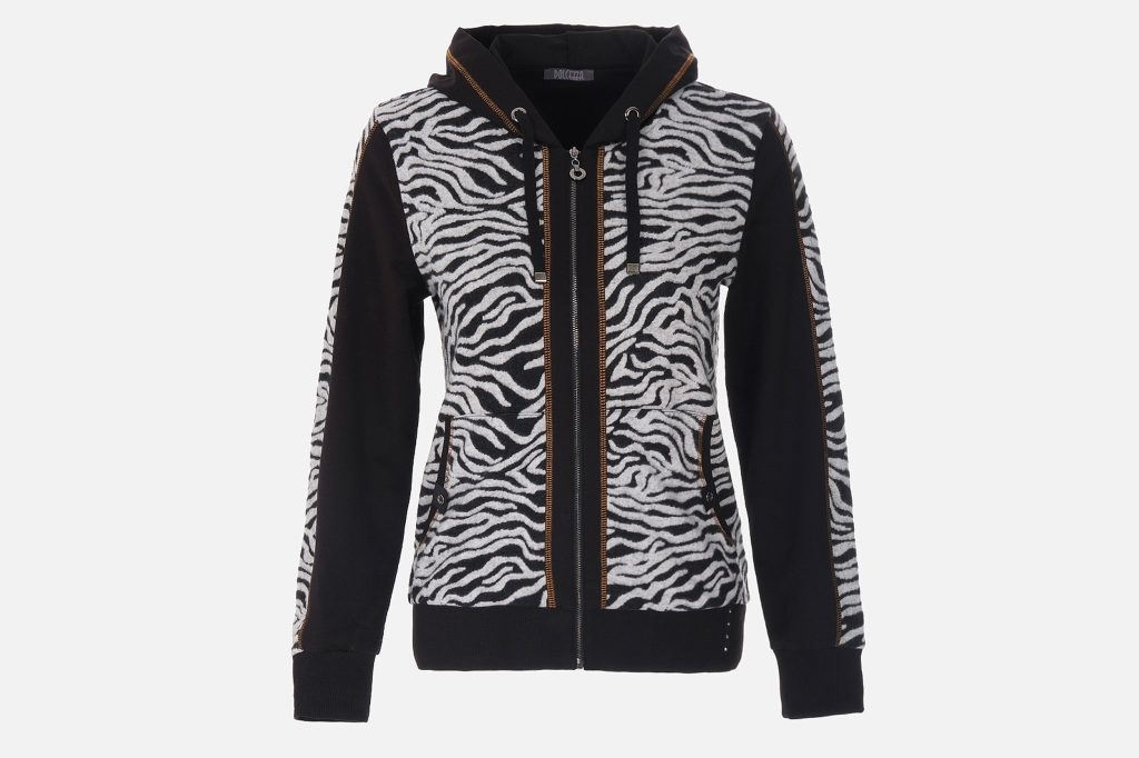 HOODIE BLACK ZEBRA