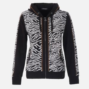 HOODIE BLACK ZEBRA - Image 1