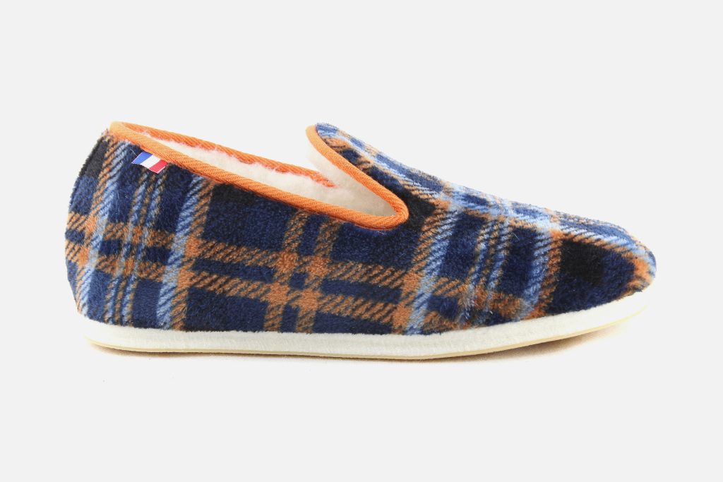 PEPOUZ ECOSSAIS BLEU ORANGE