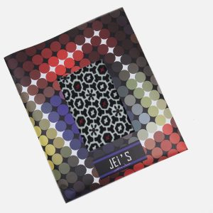 PONCHO 2 FACE NOIR BLANC RUBY - Image 2