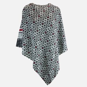 PONCHO 2 FACE NOIR BLANC RUBY - Image 4