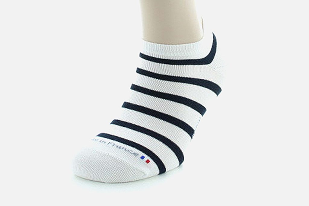 PERRIN304 RAYURES BLEU BLANC