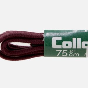 LACET FIN COTON BORDEAUX – Image 2