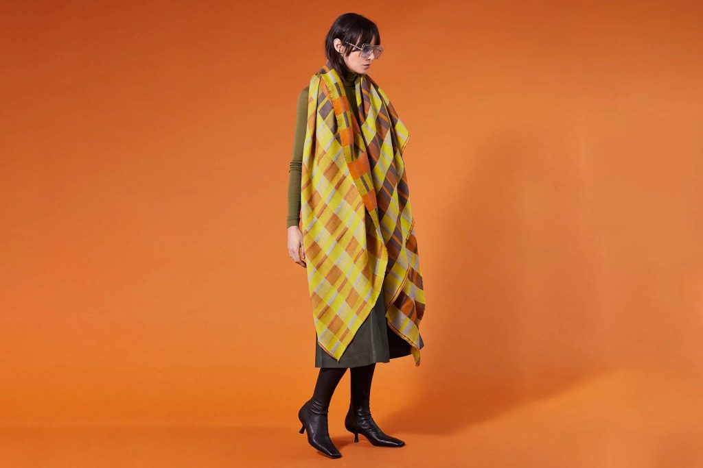 FOULARD ANIA GREEN RUST