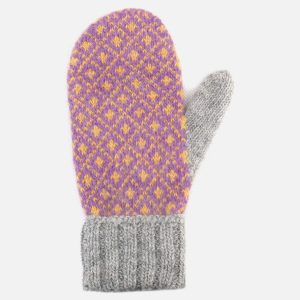 MOUFLES KIDS KIM GREY PURPLE - Image 3