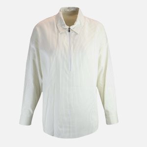 VIVIAN ZIP STRIPES BEIGE – Image 1