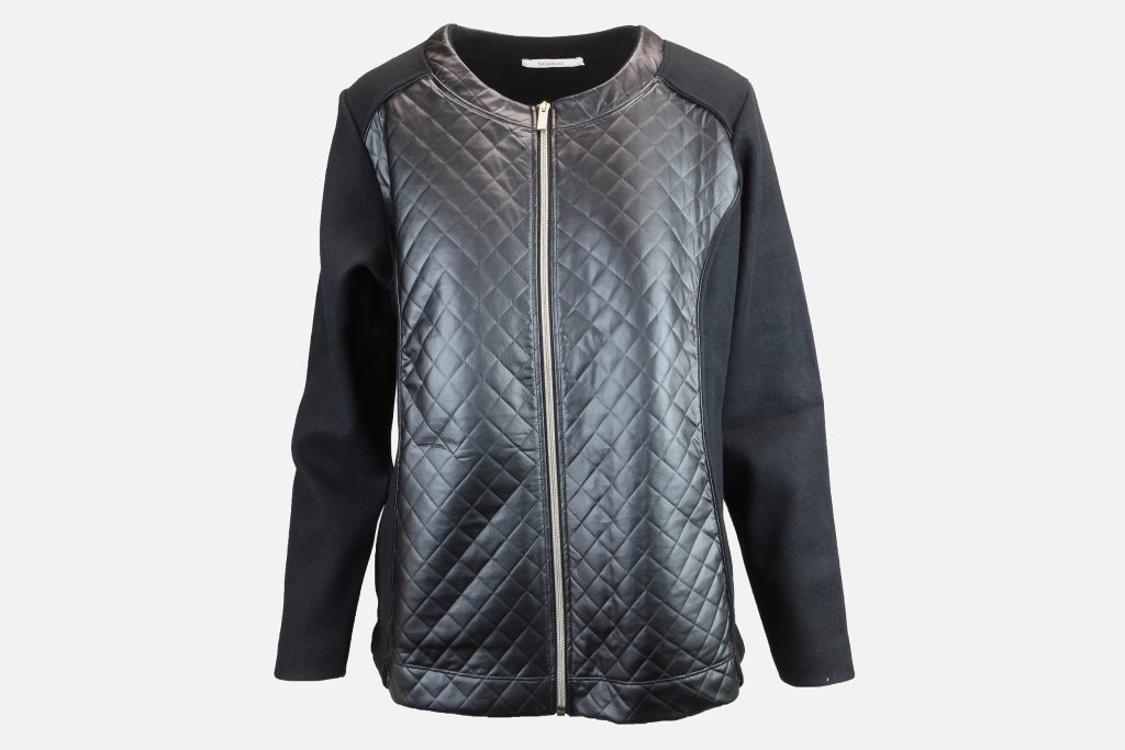 VESTE OPALE ZIP NOIR