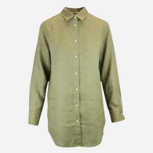 ENOLA MAXI SHIRT KAKI - Image 1