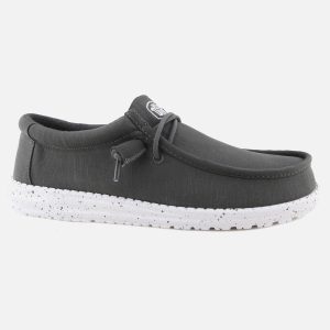 WALLY SLUB CANVAS DARK GREY – Image 2