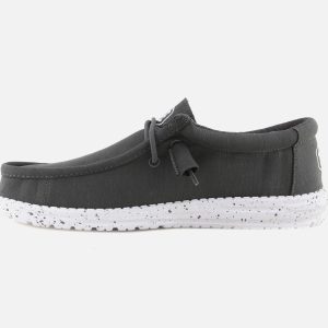 WALLY SLUB CANVAS DARK GREY – Image 4