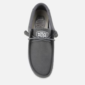 WALLY SLUB CANVAS DARK GREY – Image 6