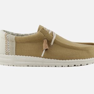 WALLY LINEN NATURAL OCRA – Image 1