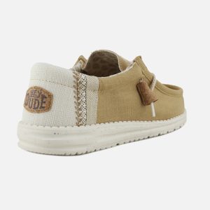 WALLY LINEN NATURAL OCRA – Image 3