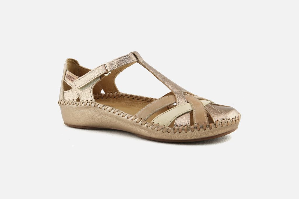 VALLARTA T STRAP CHAMPAGNE