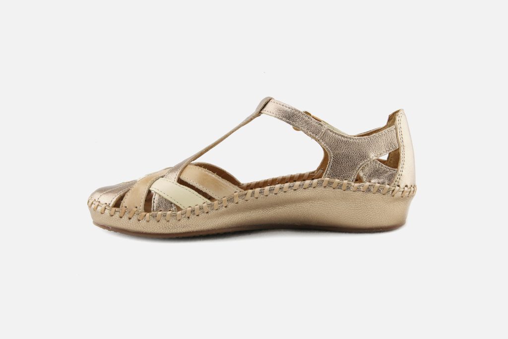 VALLARTA T STRAP CHAMPAGNE