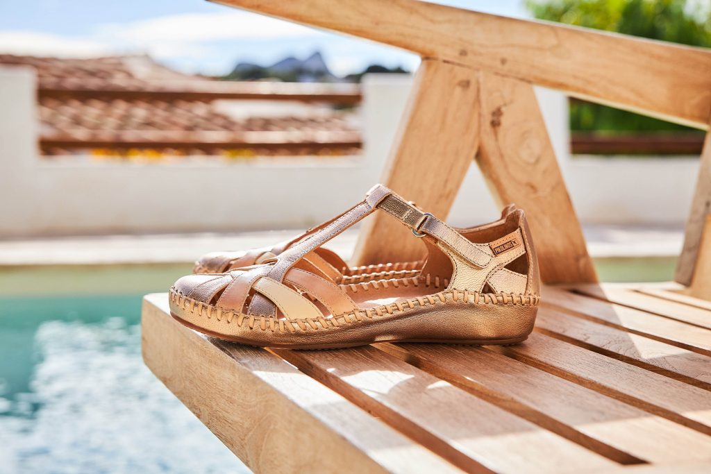 VALLARTA T STRAP CHAMPAGNE