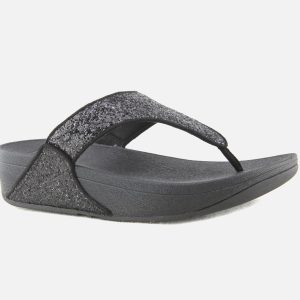 LULU TOE POST GLITTER BLACK - Image 2
