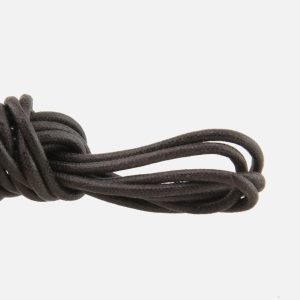 LACETS CJ CIRE DARK BROWN - Image 2
