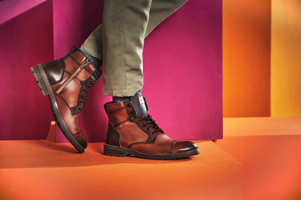 YORK HI LACE ZIP CUERO