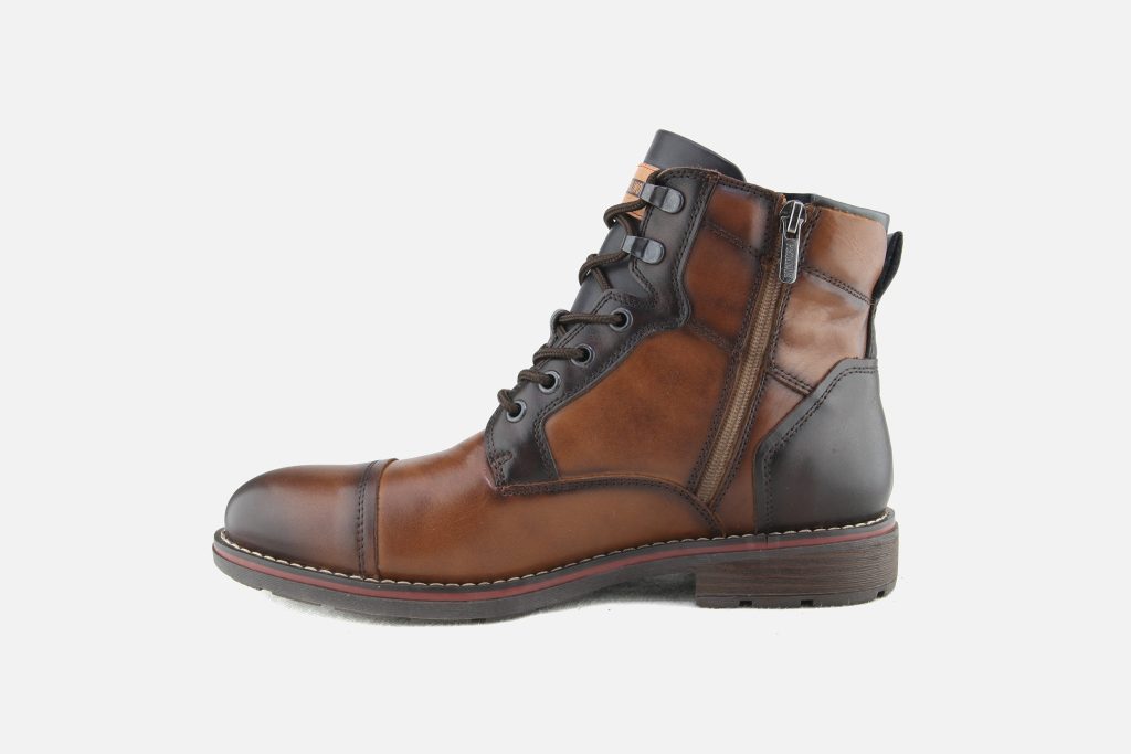 YORK HI LACE ZIP CUERO
