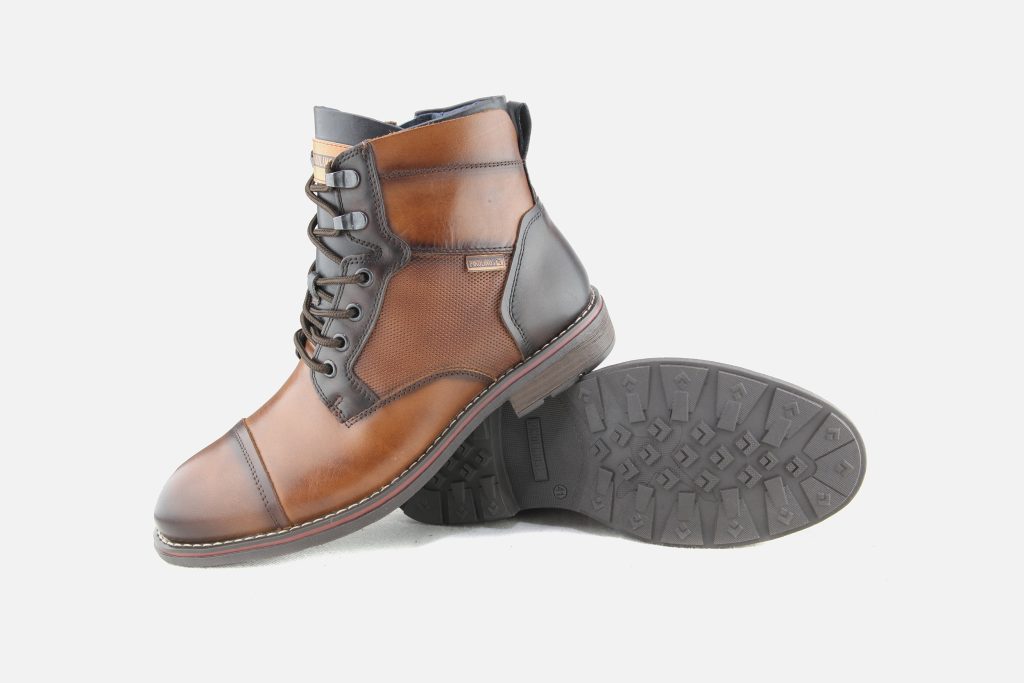 YORK HI LACE ZIP CUERO