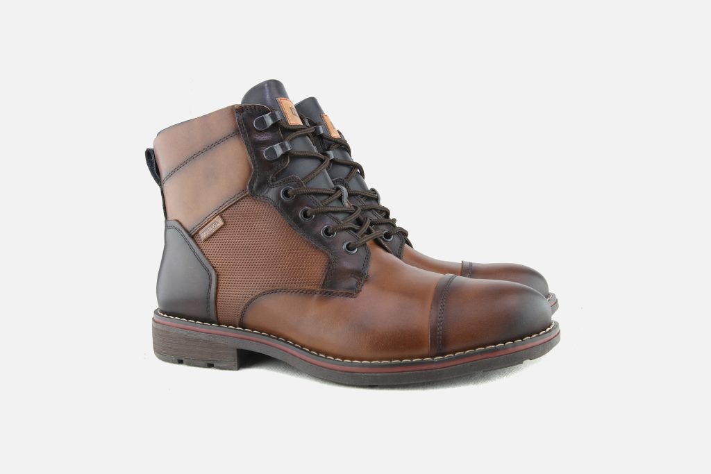 YORK HI LACE ZIP CUERO