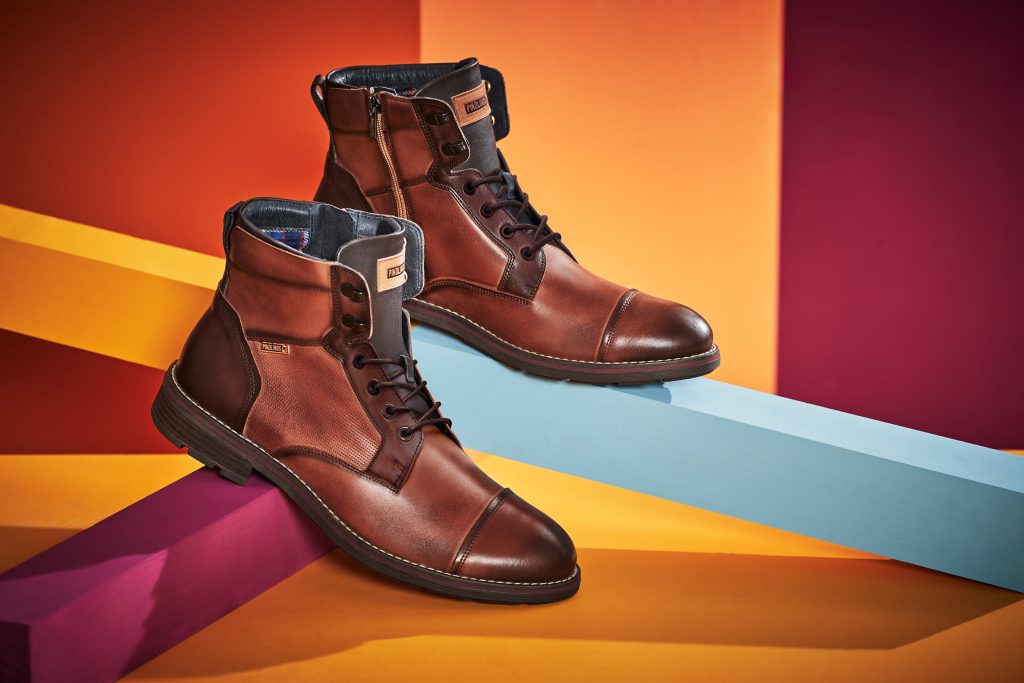 YORK HI LACE ZIP CUERO