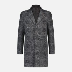 OVERCOAT CHECK GREY - Image 1