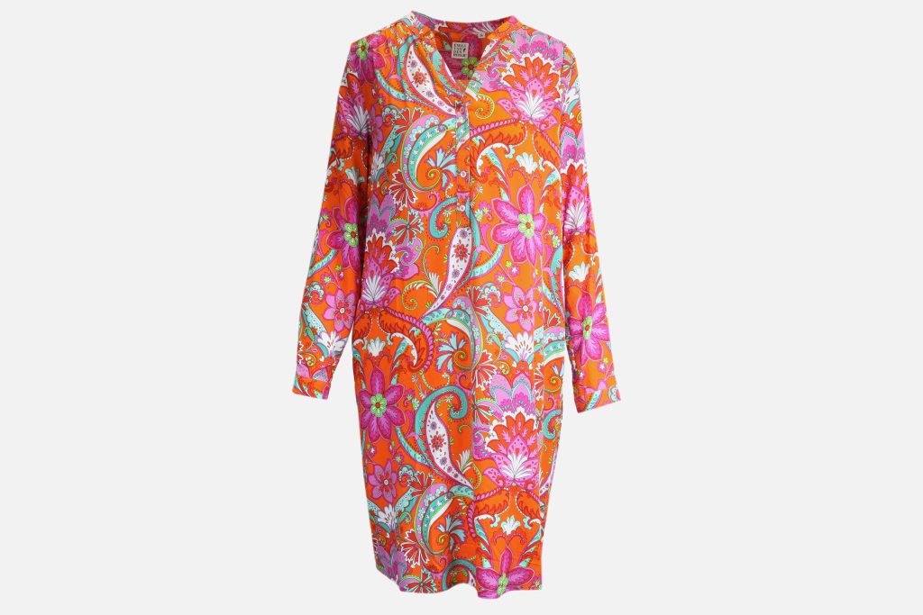 ELOA DRESS ORANGE MULTI