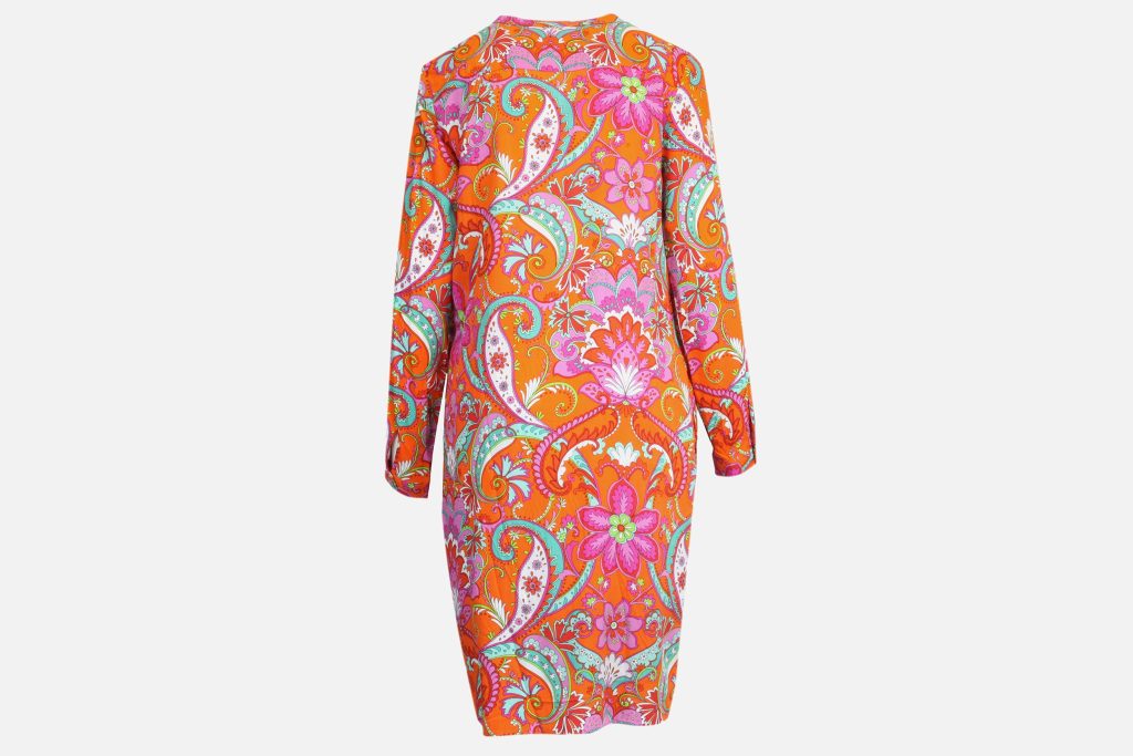 ELOA DRESS ORANGE MULTI