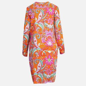 ELOA DRESS ORANGE MULTI - Image 2
