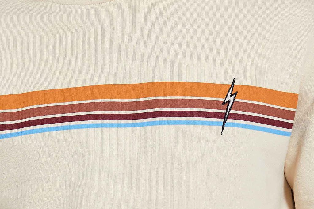 LB HOODIE BOLT STRIPES