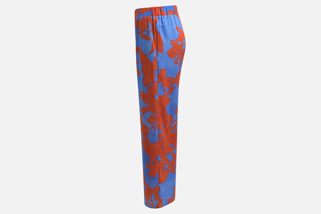 PANT MIKA BLUE ORANGE