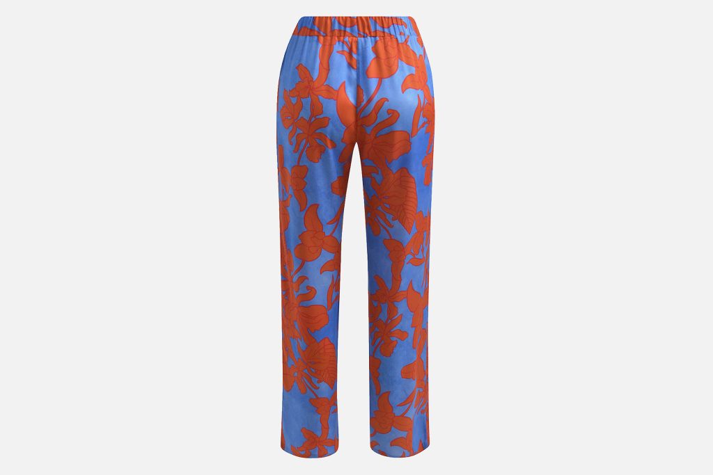 PANT MIKA BLUE ORANGE