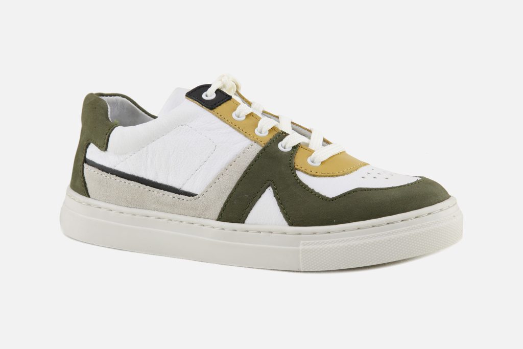 VIRGULE KAKI BLANC