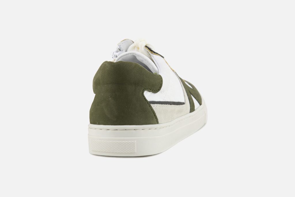 VIRGULE KAKI BLANC