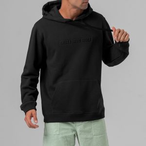 RELIEF HOODIE BLACK - Image 2