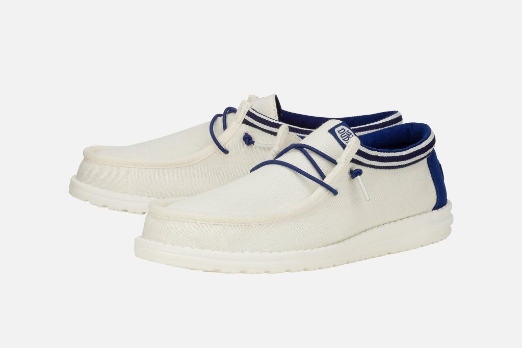 WALLY LETTERMAN WHITE BLUE