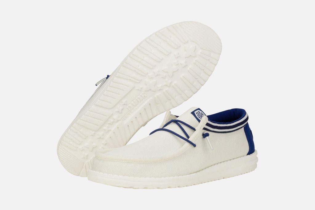 WALLY LETTERMAN WHITE BLUE